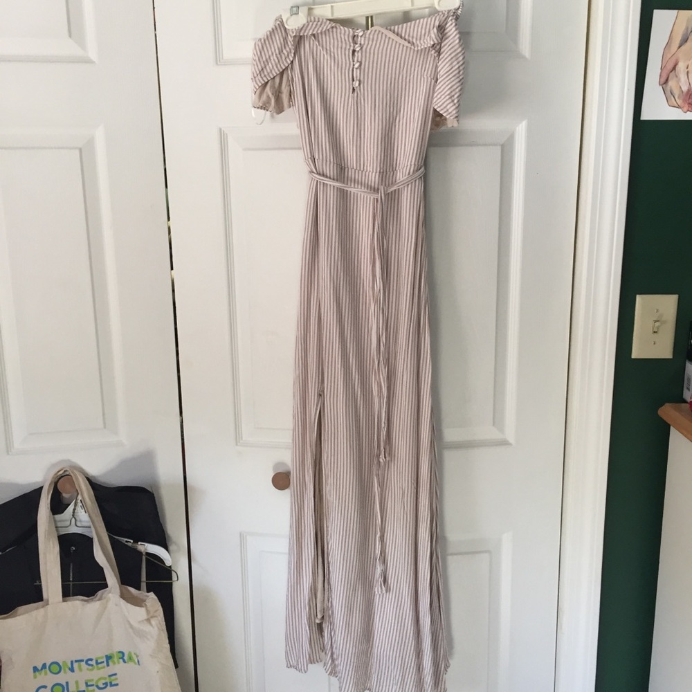 4sienna striped maxi dress